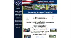 Desktop Screenshot of cupertinoveteransmemorial.org